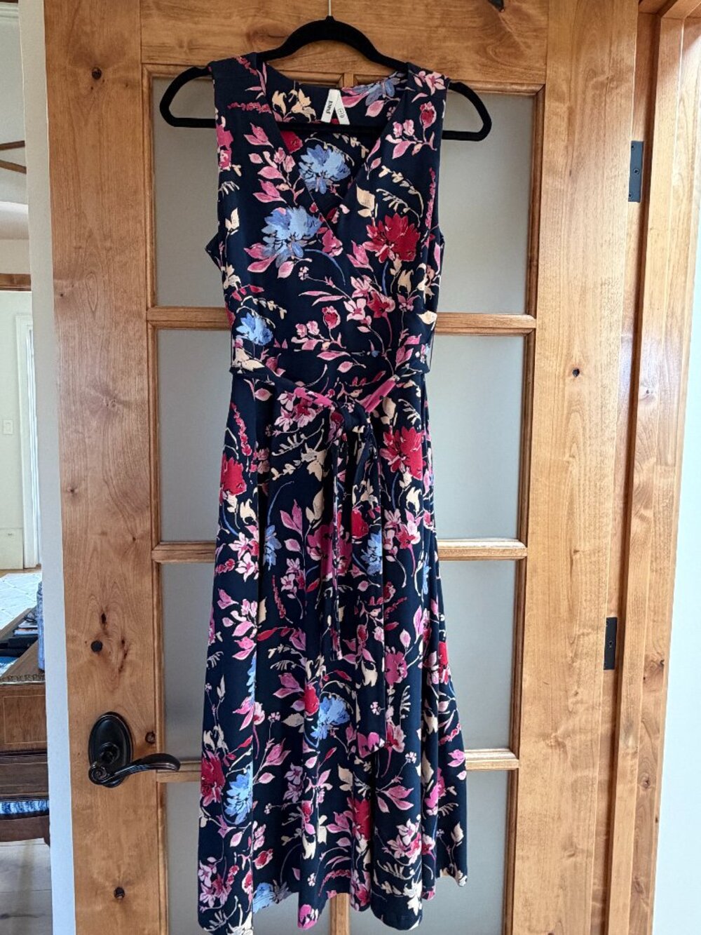 PACT Fit and Flare Easy V-Neck Dress